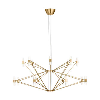 Lassell LED Chandelier in Natural Brass (182|SLCH24727NB)