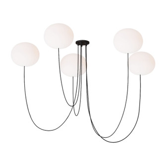 Helium LED Chandelier in Matte Black (182|PBCH36827OPB)