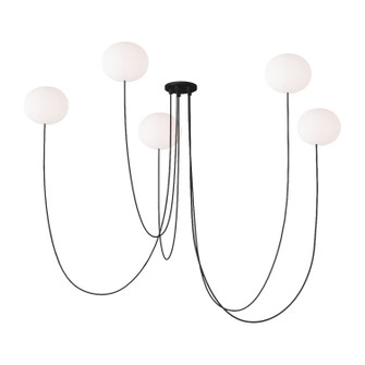 Helium LED Chandelier in Matte Black (182|PBCH36027OPB)
