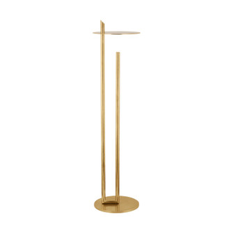 Fielle LED Floor Lamp in Natural Brass (182|KWFL21927NB)