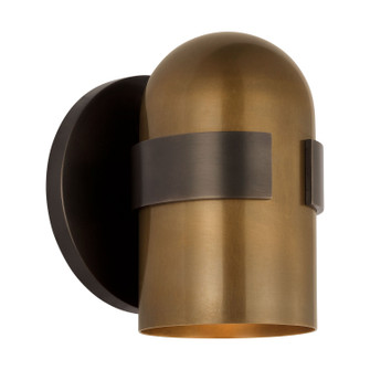 Octavia LED Wall Sconce in Blackened Bronze/Bright Worn Brass (182|AKWS34027BDZ/BWB-277)
