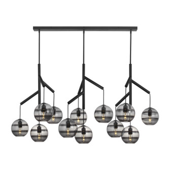 Sedona LED Chandelier in Nightshade Black (182|700SDNMPL3KB-LED927)
