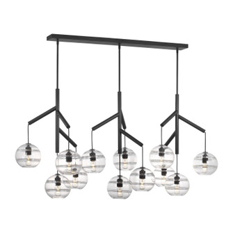 Sedona LED Chandelier in Nightshade Black (182|700SDNMPL3CB-LED927)