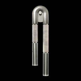 Antonia LED Wall Sconce in Silver Leaf/Nickel/Smoke (48|922750-422ST)