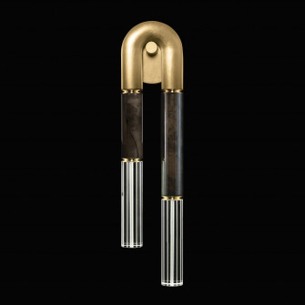 Antonia LED Wall Sconce in Gold Leaf/Brass/Charcoal (48|922750-311ST)