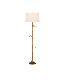 Piaf One Light Floor Lamp in Antique Brass (142|8000-0150)