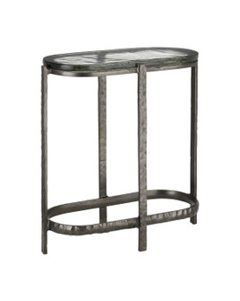 Acea Collection Side Table in Graphite/Clear (142|4000-0159)