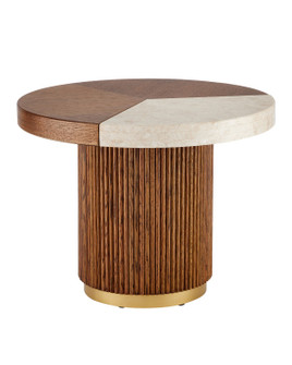 Dakota Cocktail Table in Morel Brown/Natural/Polished Brass (142|3000-0262)