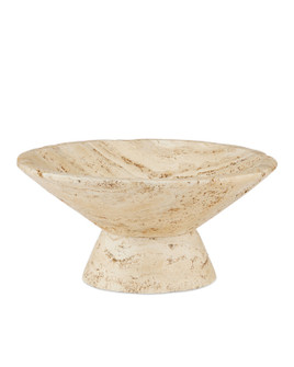 Lubo Travertine Bowl in Natural (142|1200-0811)