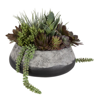 Yuma Centerpiece in Green And Burgundy (52|60214)