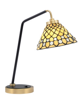 Desk Lamps One Light Desk Lamp in Matte Black & New Age Brass (200|59-MBNAB-9415)