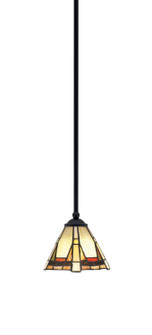 Zilo One Light Mini Pendant in Matte Black (200|560-MB-9345)
