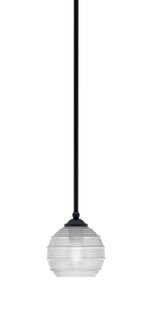 Zilo One Light Mini Pendant in Matte Black (200|560-MB-5110)