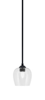 Zilo One Light Mini Pendant in Matte Black (200|560-MB-4810)