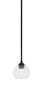 Zilo One Light Mini Pendant in Matte Black (200|560-MB-4100)