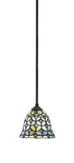 Zilo One Light Mini Pendant in Dark Granite (200|560-DG-9965)