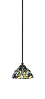 Zilo One Light Mini Pendant in Dark Granite (200|560-DG-9955)