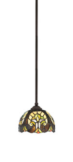 Zilo One Light Mini Pendant in Dark Granite (200|560-DG-9945)