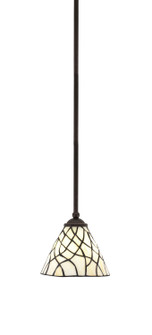 Zilo One Light Mini Pendant in Dark Granite (200|560-DG-9115)
