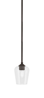 Zilo One Light Mini Pendant in Dark Granite (200|560-DG-210)