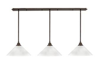 Stem Three Light Linear Pendalier in Bronze (200|48-BRZ-2161)