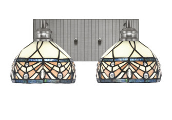 Edge Two Light Bath Bar in Brushed Nickel (200|1162-BN-9485)