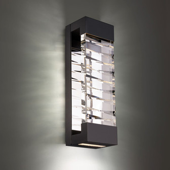 Labrynth LED Outdoor Wall Sconce in Black (529|BWSW21326-BK)