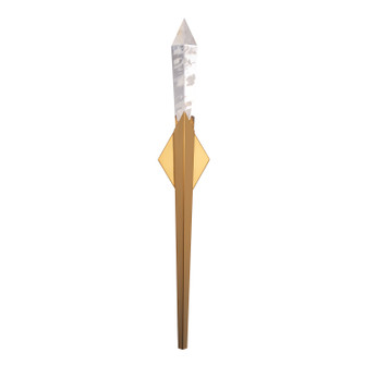 Solitude LED Wall Sconce in Aged Brass (529|BWS31232-AB)