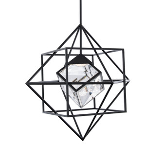 Heracles LED Pendant in Black (529|BPD51228-BK)