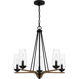 Rochester Five Light Chandelier in Matte Black (10|ROC5025MBK)