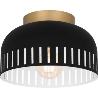 Quoizel Flush Mount One Light Flush Mount in Matte Black (10|QFL6208MBK)