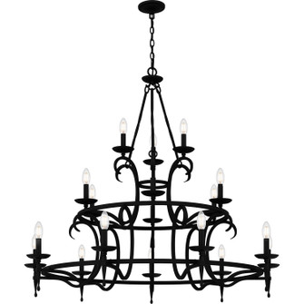 Octavia 18 Light Chandelier in Earth Black (10|OCA5046EK)
