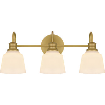 Hinton Three Light Bath in Aged Brass (10|HIN8622AB)