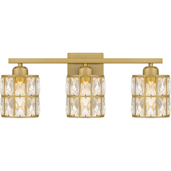 Gibson Three Light Bath in Aged Brass (10|GIB8622AB)