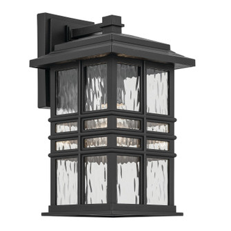 Beacon Square One Light Outdoor Wall Mount in Textured Black (12|49830BKT)