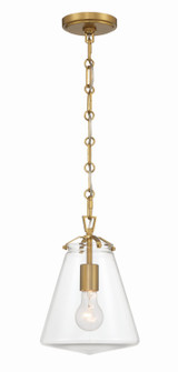 Voss One Light Mini Pendant in Luxe Gold (60|VSS-7003-LG)