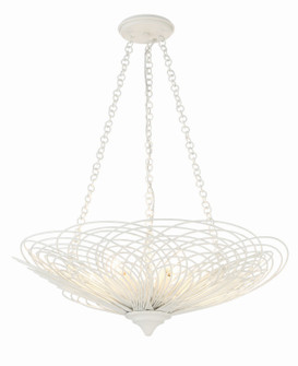 Doral Six Light Chandelier in Matte White (60|DOR-B7706-MT)