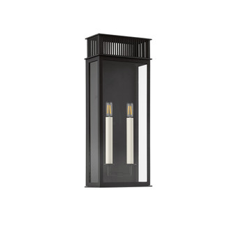 Gridley Two Light Outdoor Wall Sconce in Texture Black (67|B6022-TBK)