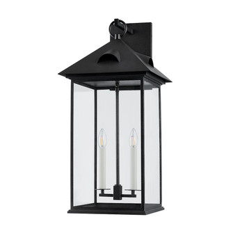 Corning Two Light Outdoor Wall Sconce in Forged Iron (67|B4923-FOR)