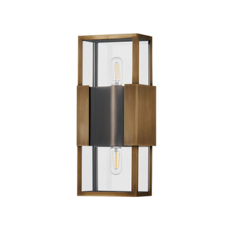 Santa Clara Two Light Outdoor Wall Sconce in Patina Brass (67|B2913-PBR)