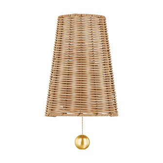 Naida One Light Wall Sconce in Aged Brass (428|H857101-AGB)