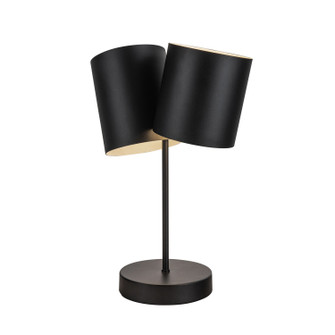 Keiko Two Light Table Lamp in Black (347|TL58814-BK)