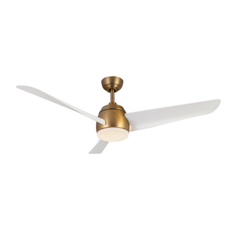 Thalia 54''Ceiling Fan in Brushed Gold/Matte White (347|CF91954-BG/WH)