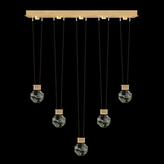 Aria LED Linear Pendant in Brushed Gold (48|100006-5-44444)
