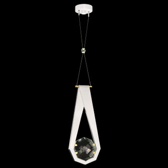 Aria LED Pendant in White/Gold Accents (48|100002-2)