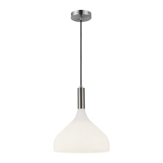 Belleview One Light Pendant in Brushed Nickel/Opal Glass (452|PD532312BNOP)