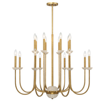 Oakhurst 16 Light Chandelier in Antique Gold (51|1-2296-16-262)