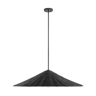 One Light Pendant in Matte Black (446|M7042MBK)