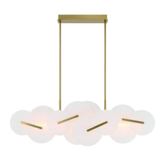 Nuvola LED Linear Chandelier in Gold (40|47210-011)