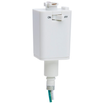 Pendant Track Adaptor- Stem Hung in White (72|TP244)